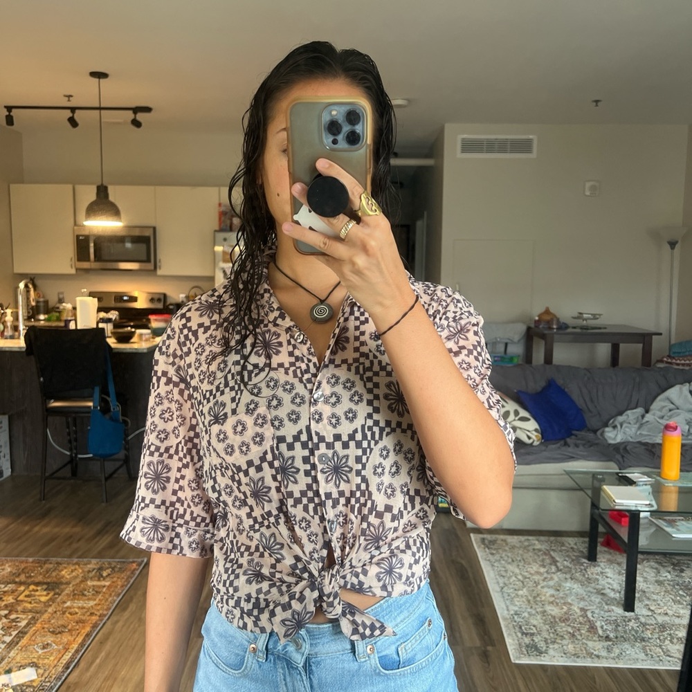 Button Up Blouse - image 1